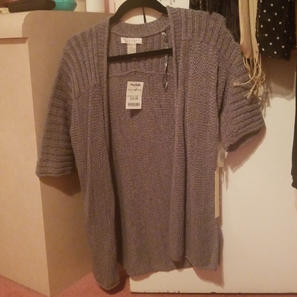 Grey cardigan
